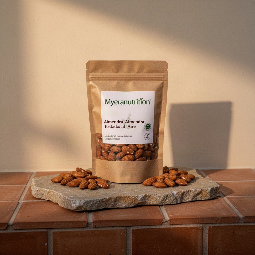 Almendra Tostada al Aire Myeranutrition