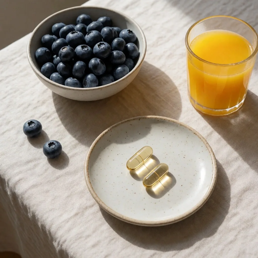 Petit-déjeuner avec complément alimentaire