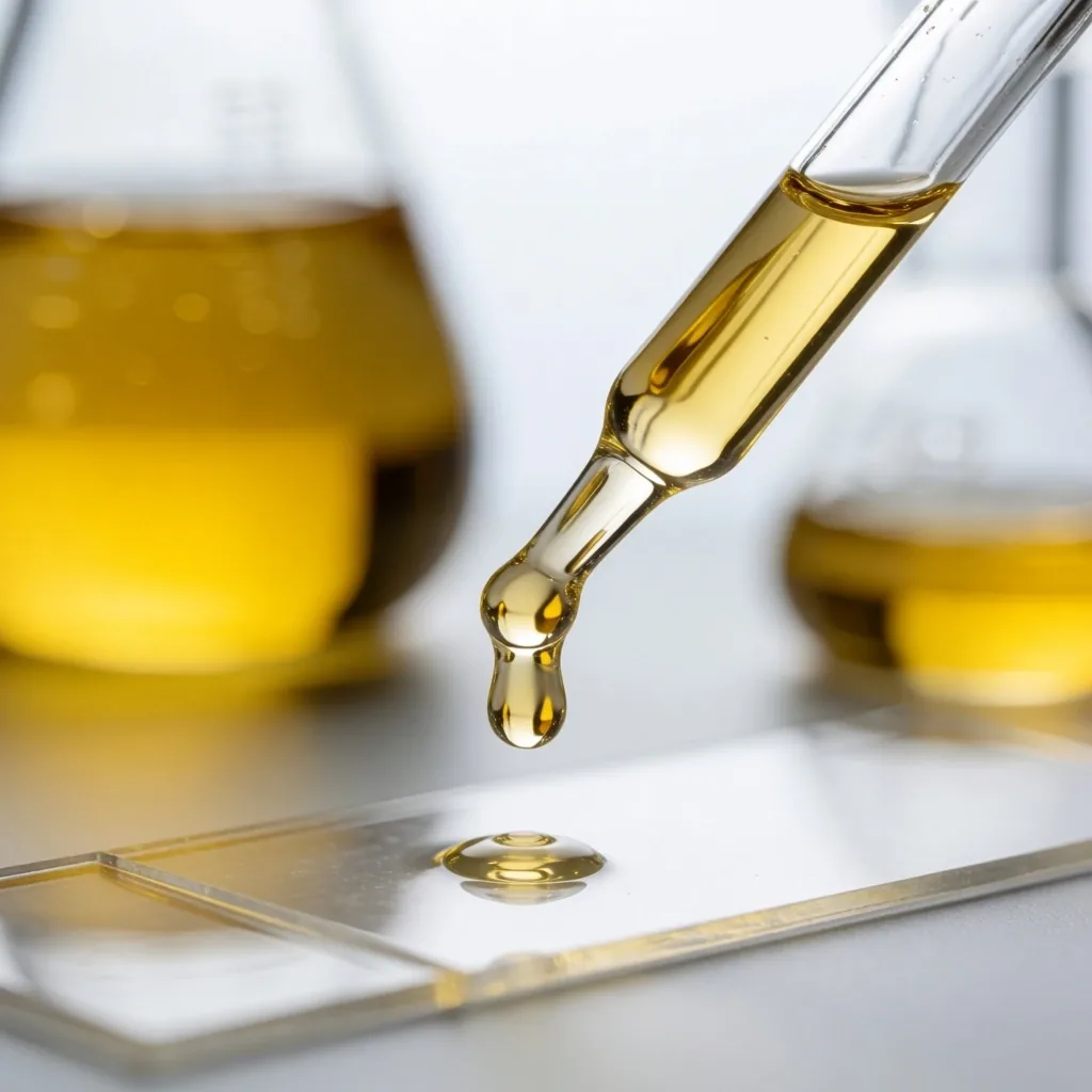 Analyse de laboratoire d'huile d'Oméga-3
