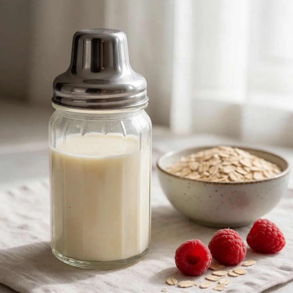 Préparation d'un shaker de Whey Isolate