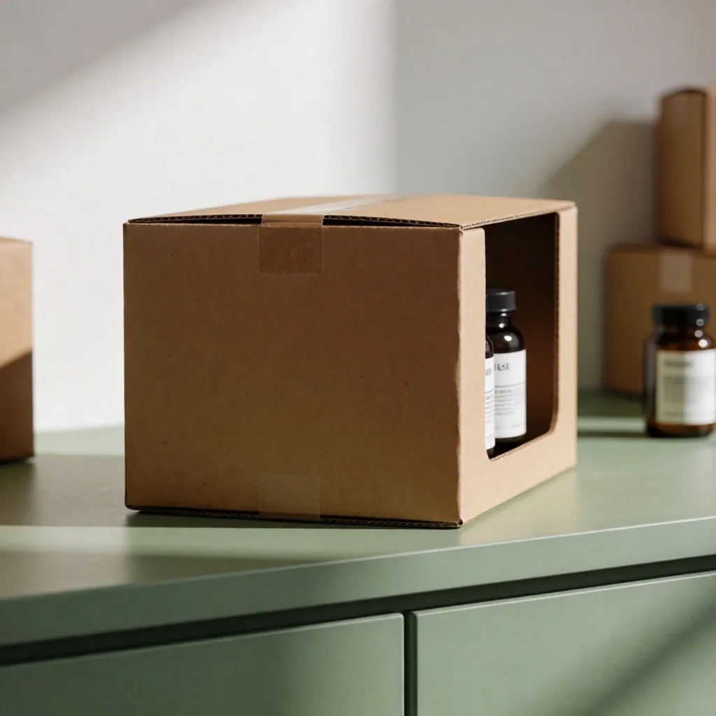 Colis MyEra Nutrition préparé pour expédition
